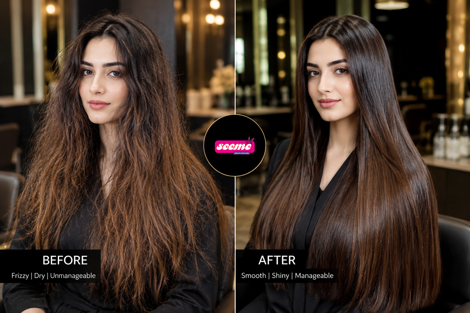 10 Amazing Benefits of Keratin Treatment for Frizzy Hair | Seeme Beauty Parlour